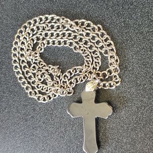Hematite Cross necklace